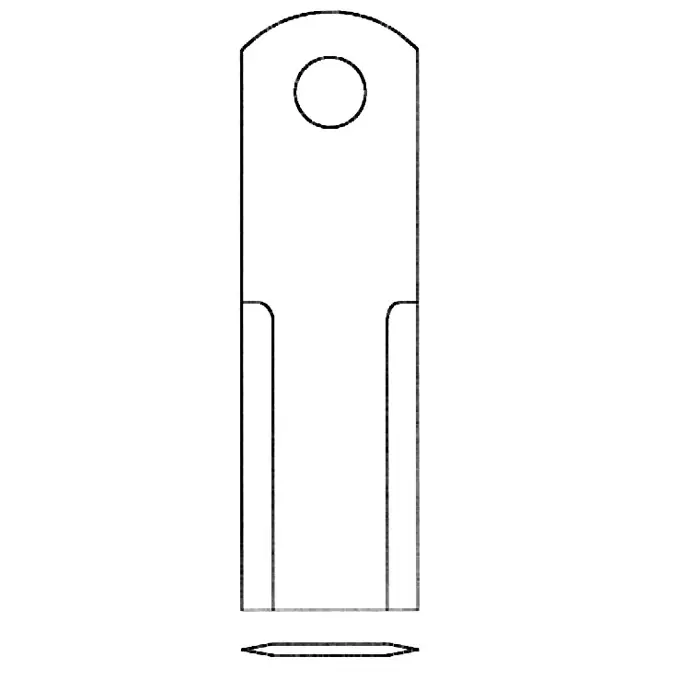Direktkauf Strohhäckselmesser 173 x 50 x 3 mm