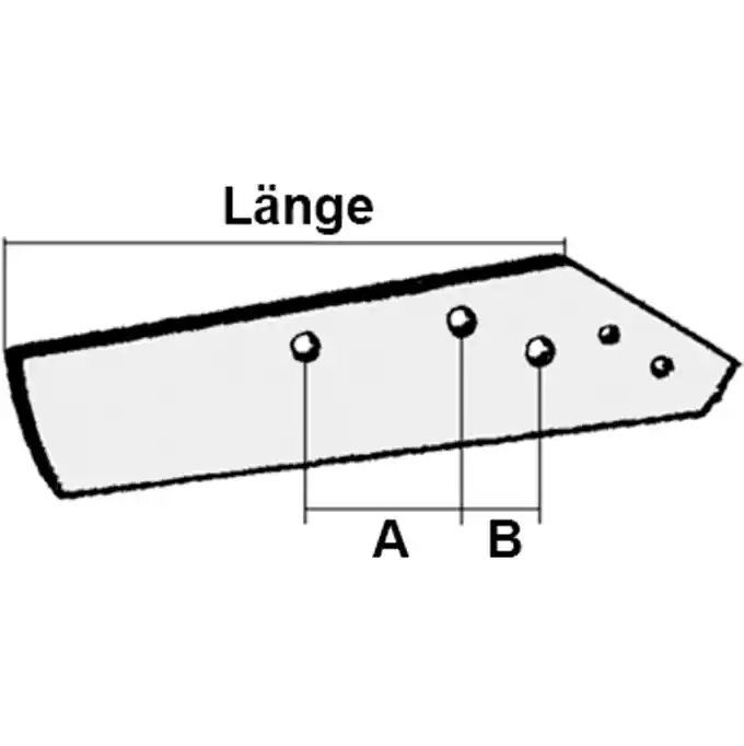 Wechselspitzenschar p. f. Niemeyer N132/152, 200616AS, rechts Garantierte Lieferung