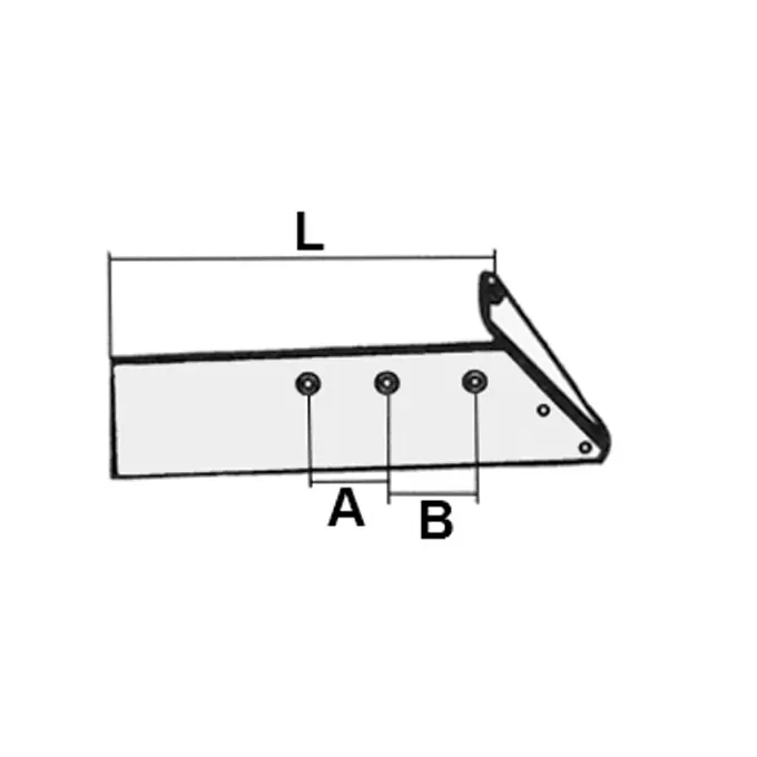 Wechselspitzenschar p. f. Frost FM40, 50614, rechts Begrenztes Angebot
