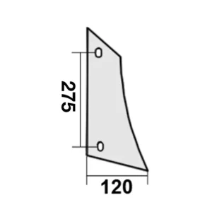 Streichblech-Vorderteil p. f. Diverse VST1160, rechts Nur Für Kurze Zeit
