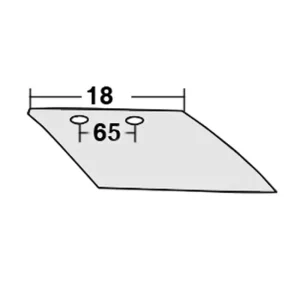 Neu Im Sortiment Düngereinlegerschar p. f. Kuhn / Huard 631101, links