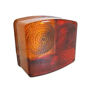 Zertifiziert Ersatzkappe Schluss-Brems-Blinkleuchte, 88 x 89 mm, links