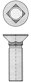 Echt Pflugschraube DIN 608, M16 x 40 mm