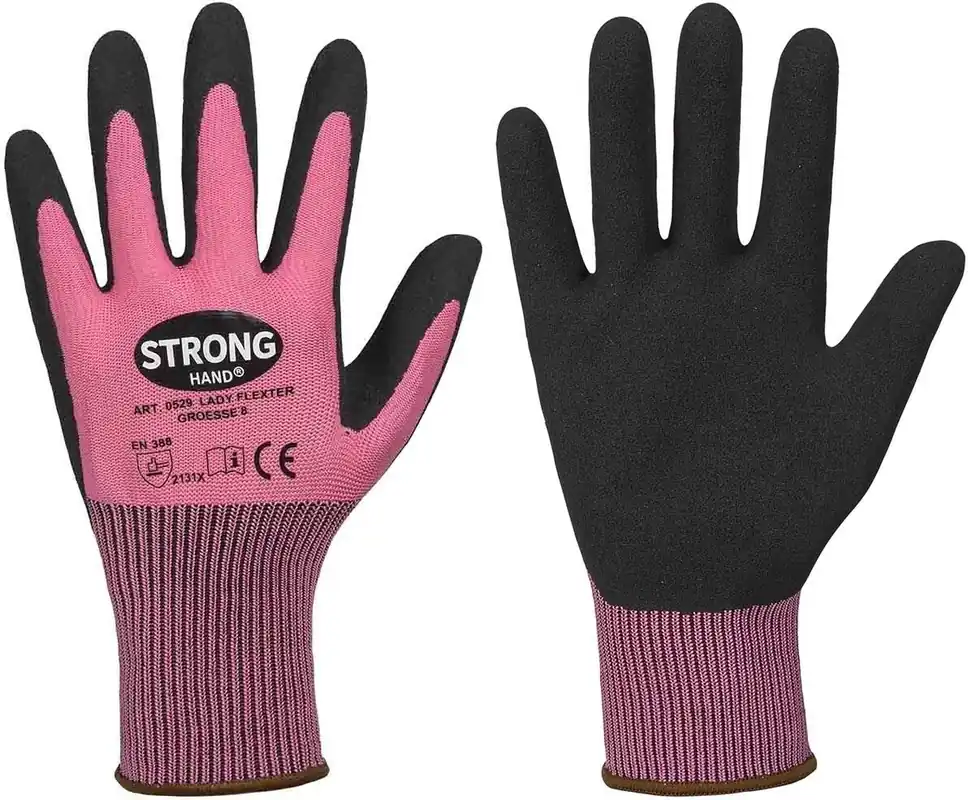 Damen-Handschuhe Lady Flexter, pink, Gr. 8 Preiswert