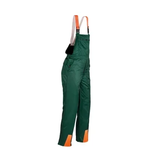 Neue Kollektion Schnittschutz-Latzhose "Classic", Grün/Orange, Gr. 48