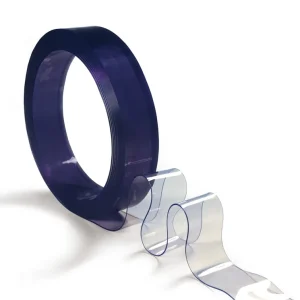 Zertifiziert PVC-Streifen, transparent f. Streifenvorhänge