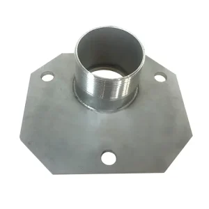 Echt Flansch für Flüssigdünger, 2" AG, Edelstahl