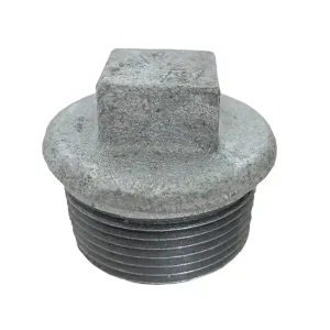 Direkt Vom Hersteller Fitting verzinkt, Stopfen mit Rand und 4-Kant, 2", AG