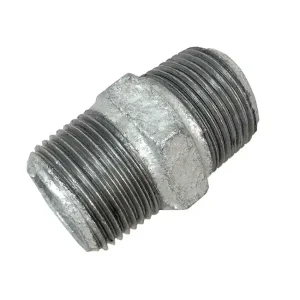 Abverkauf Doppelnippel Messing 1/2", 2x AG