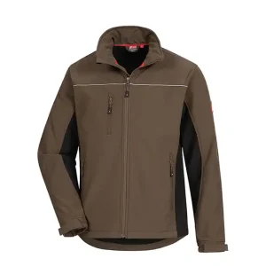 Softshelljacke Motion Tex Light, Braun/Schwarz, Gr. M Preisknaller