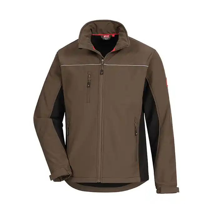 Softshelljacke Motion Tex Light, Braun/Schwarz, Gr. M Preisknaller
