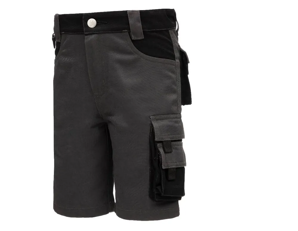 Saisonangebot Kinder-Shorts Motion Tex Kids, grau/schwarz, Gr. 158/164