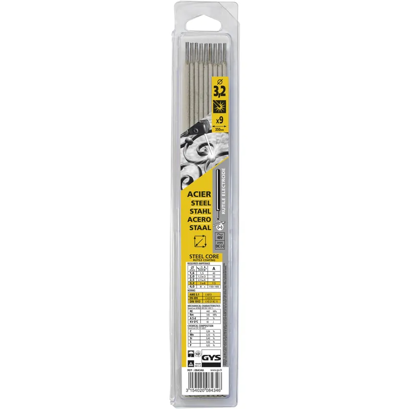 Universal "Rutilelektroden" E6013, 3,2 x 350 mm Meistverkauft