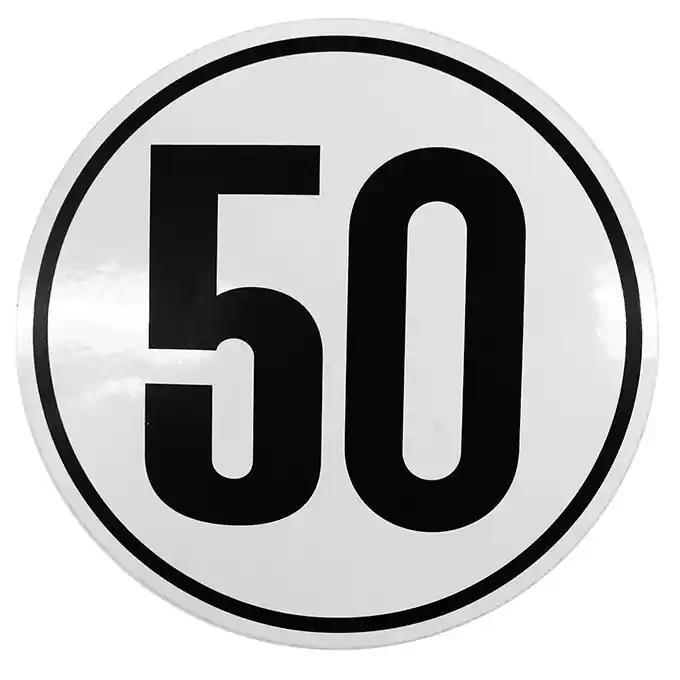 Preiswert Geschwindigkeits-Begrenzungsschild 50 km/h