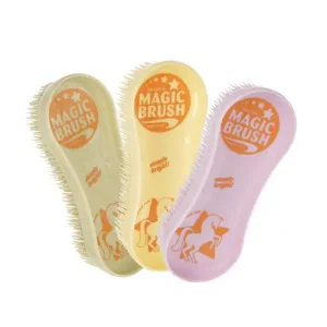 Echt Pferdebürsten-Set "Magic Brush", Wildberry recycled