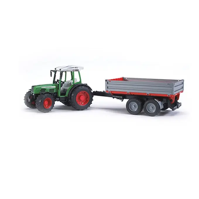 Fendt Vario 211 mit Frontlader und Bordwandanhänge Schnäppchen