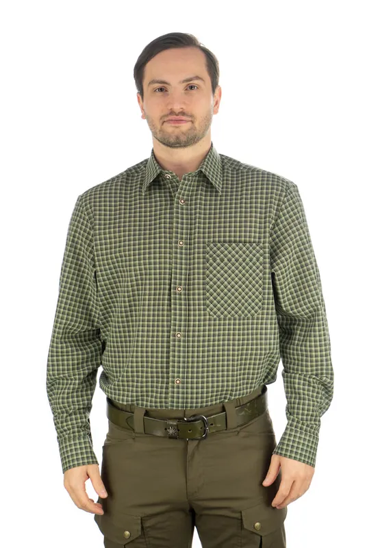Knallerangebot Trachten-Herrenhemd Comfort Fit, 1/1 Arm
