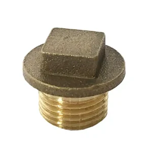 Fitting Messing, Stopfen mit Rand, 4-Kant, 1/8", AG Angebot