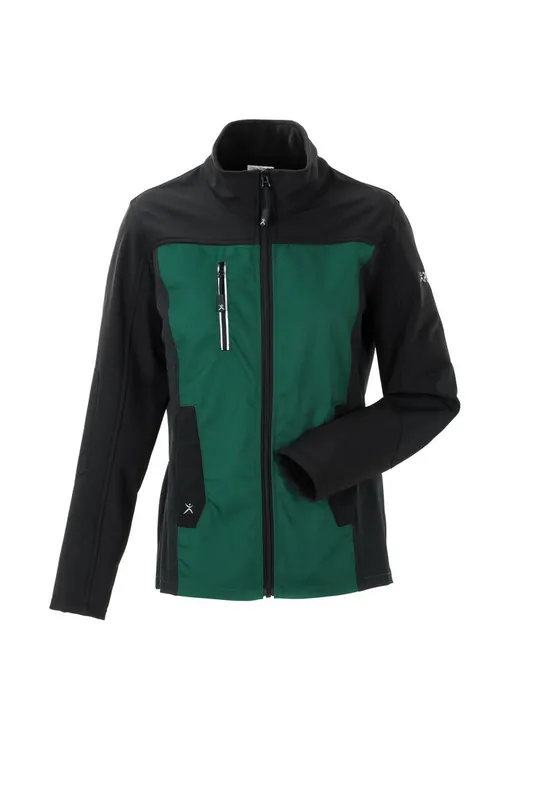 Garantierte Lieferung Damen-Hybridjacke Norit, grün-schwarz, Gr. 42 (XL)