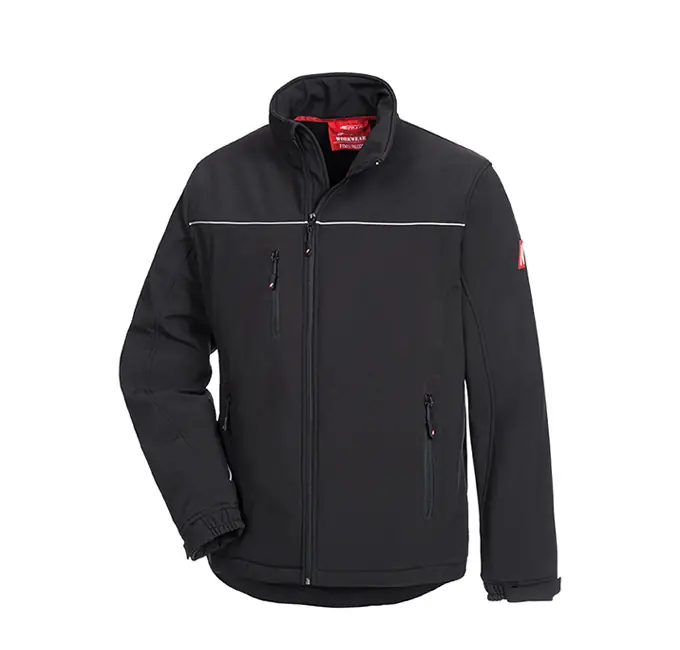Sichere Zahlung Softshelljacke Motion Tex Light, Schwarz, Gr. M