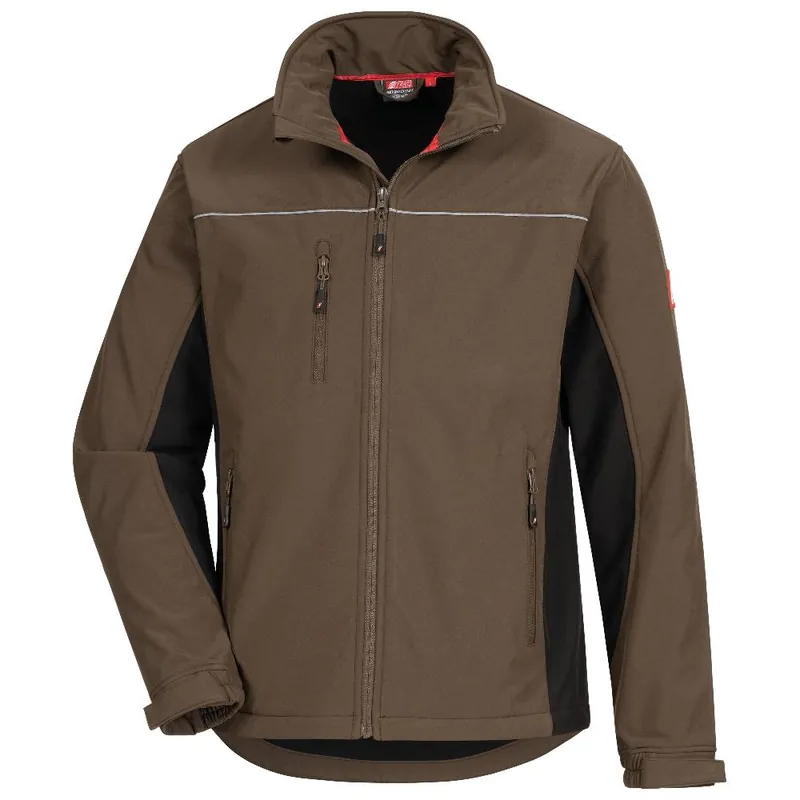 Softshelljacke Motion Tex Light, Braun/Schwarz, Gr. XXL Preisreduziert