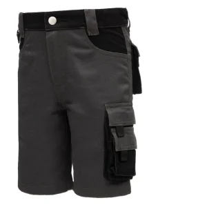 Kinder-Shorts Motion Tex Kids, grau/schwarz, Gr. 110/116 Preisreduziert