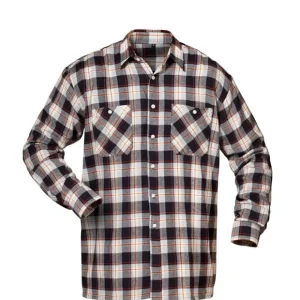 Flanellhemd "Virginia", 85 cm, Gr. (45/46) XXL, Marine-Hellblau-Rot Kariert Jetzt Bestellen