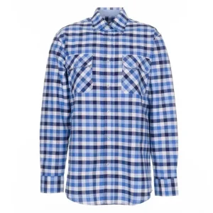 Arbeitshemd "Country", Blau kariert, 1/1 Arm, Gr. 49/50 Sonderangebot