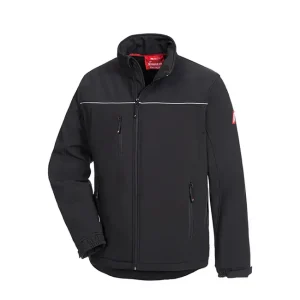 Abverkauf Softshelljacke Motion Tex Light, Schwarz, Gr. 4XL