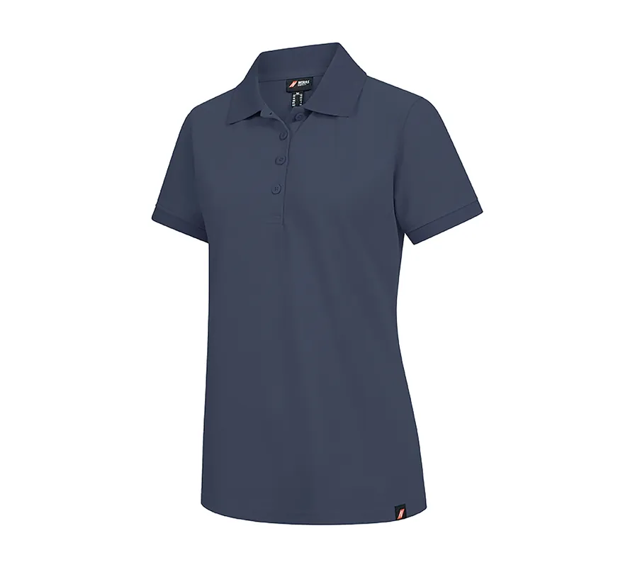 Billig Damen Polo-Shirt Motion Tex Plus, Marineblau, Gr. M