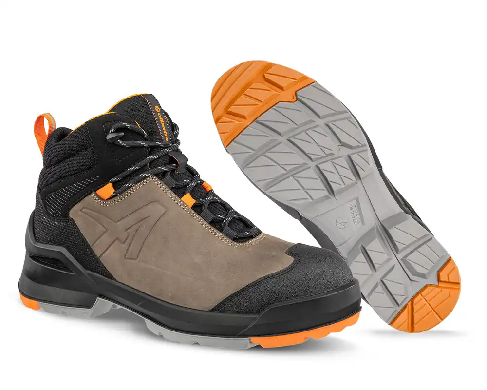 Finale Aktion Sicherheitsstiefel S3 Taraval Brown Mid, schwarz-braun, Gr. 45