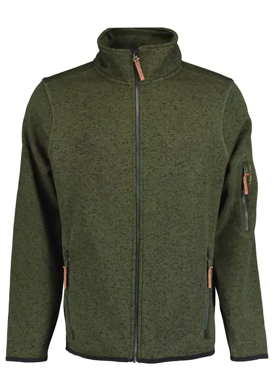 Sale Herren Strickfleecejacke, Schilf, Gr. L