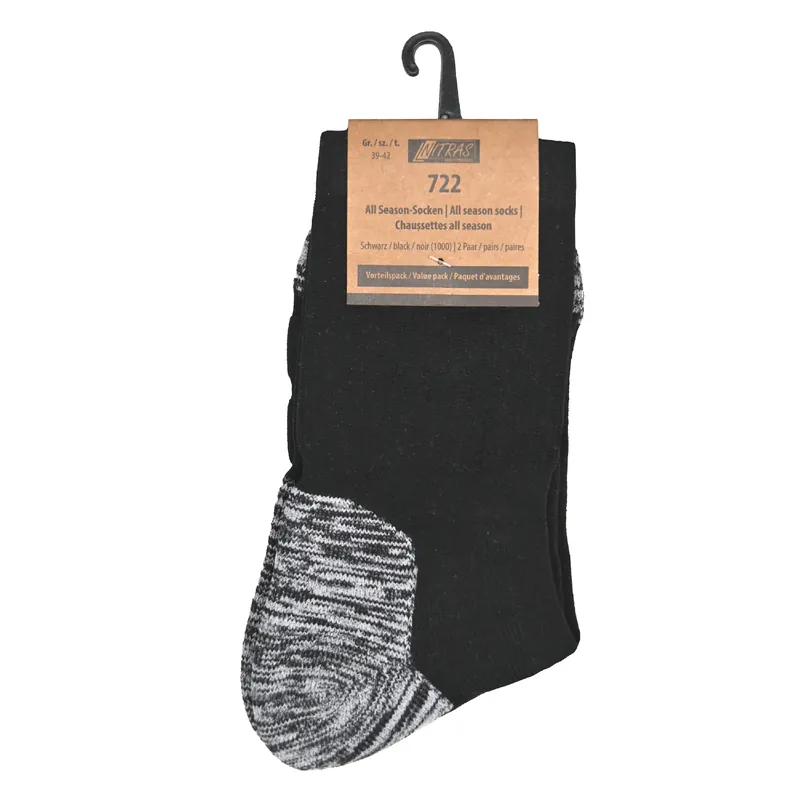 All Season-Socken, schwarz, Gr. 39/40 Billig