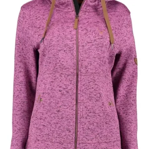 StrickFleecejacke mit Kapuze, Damen Knallerangebot