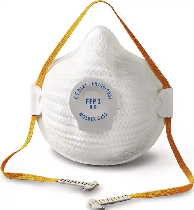 Atemschutzmaske AIR 325501 FFP3 R D m.Ausatemventil faltbar S/M MOLDEX VE: 10 Stück Schnäppchen