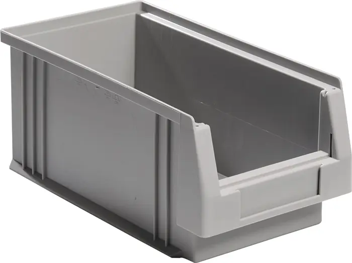 Günstig Sichtlagerkasten PLK L290xB150xH125mm PP grau LA-KA-PE VE: 25 Stück