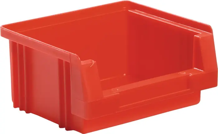 Preis Gesenkt Sichtlagerkasten PLK L90xB102xH50mm PP rot LA-KA-PE VE: 50 Stück