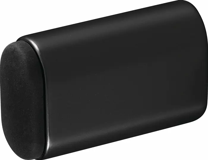 Must-Have Wandtürpuffer 4700/4702/4704 Alu.schwarz ku.-besch.L.60mm HERMETA