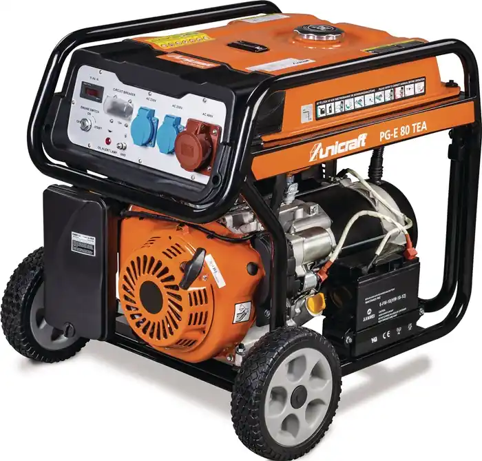 Stromerzeuger PG-E 80 TEA 6,5 kW Benzin UNICRAFT Highlight