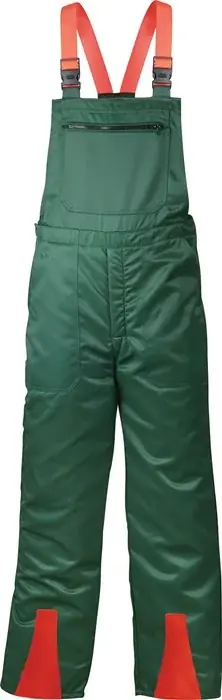 Preisknaller Schnittschutzlatzhose FICHTE Gr.56 grün/rot FELDTMANN