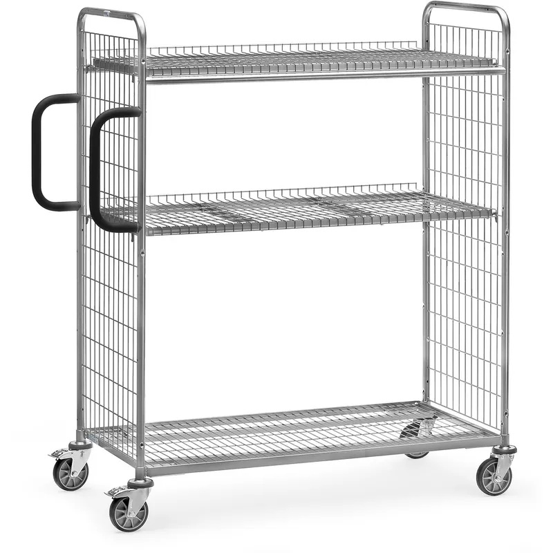 Begrenztes Angebot fetra Kommisonierwagen Tragkraft 300kg galv.glanzverzinkt m.TPE-Bereifung