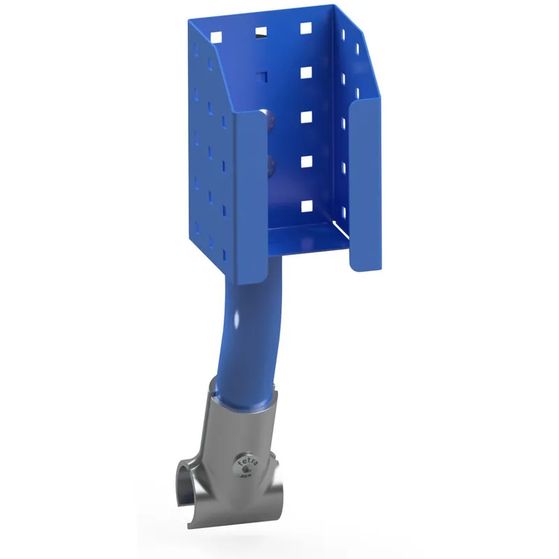 fetra Flaschenhalterung 500ml Stellfläche B70 x T71 mm blau RAL 5007 f.Bode-Flaschen Schneller Versand