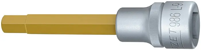 Steckschlüsseleinsatz 986L-9 1/2 Zoll Innen-6-kant SW 9mm L.100mm HAZET Garantierte Lieferung