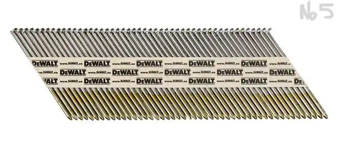Echt DeWalt Streifennagel, DNPT2863Z, 2.8 x 63mm 34Grad 2.2k, Stück Glatt Blank,