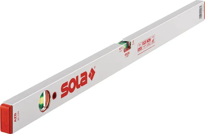 Neu Im Sortiment Wasserwaage AZB 60cm Alu.silber 0,5 mm/m 0,50 mm/m SOLA