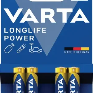Batterie Longlife Power 1,5 V AAA-AM4-Micro 1240 mAh LR03 4903 4 St./Bl. VE: 10 SB-Karten/Packungen Neue Kollektion