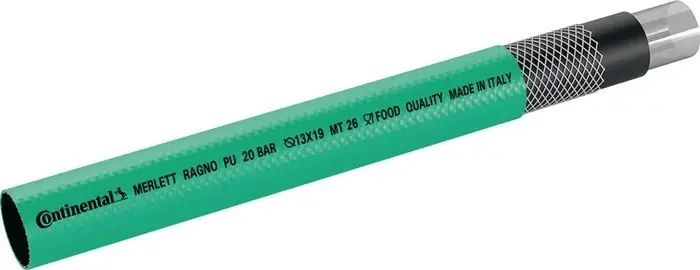 Gewebeschlauch Ragno PU ID 10mm AD 15mm L.50m grün CONTINENTAL VE: 50 Meter Knallerangebot