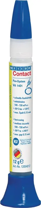 Cyanacrylatklebstoff VA 1401 12g farblos,klare Flüssigkeit Pen-System WEICON VE: 30 Stück Preisreduziert