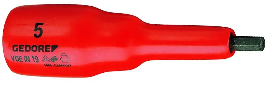 GEDORE IN VDE 19 6 VDE-Schraubendrehereinsatz 1/2" Innen-6-kant 6 mm Günstig