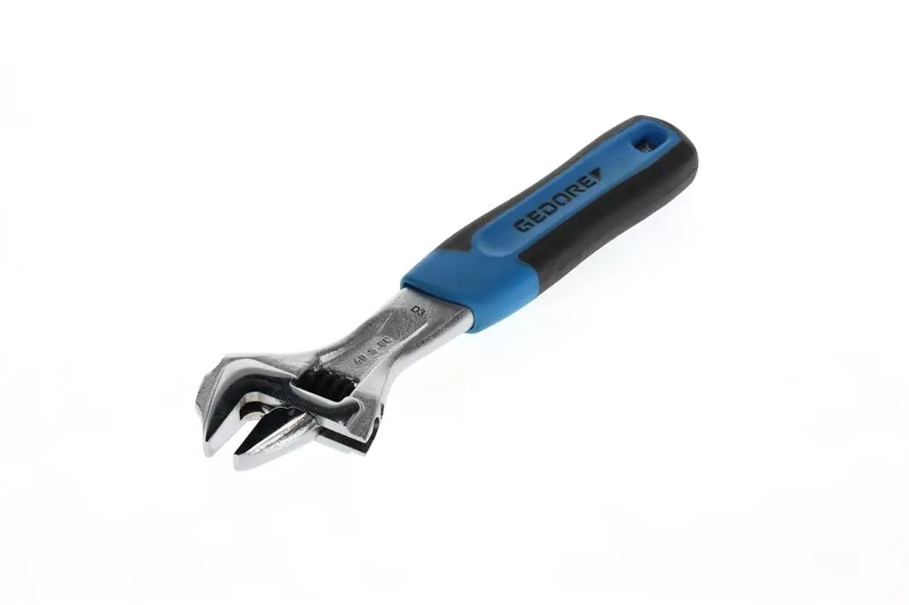 GEDORE S 60 8 JC Einmaulschlüssel 8" verstellbar verchromt 2K-Griff Must-Have